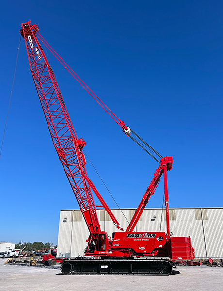 Maxim Crane Works receives first EnCORE remanufactured Manitowoc 2250 crane